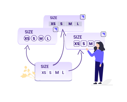 Product display and template options