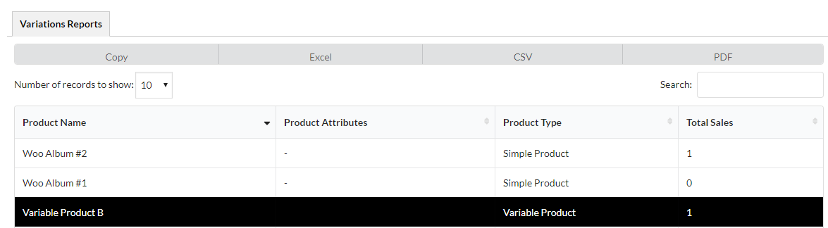 Reports Export Options